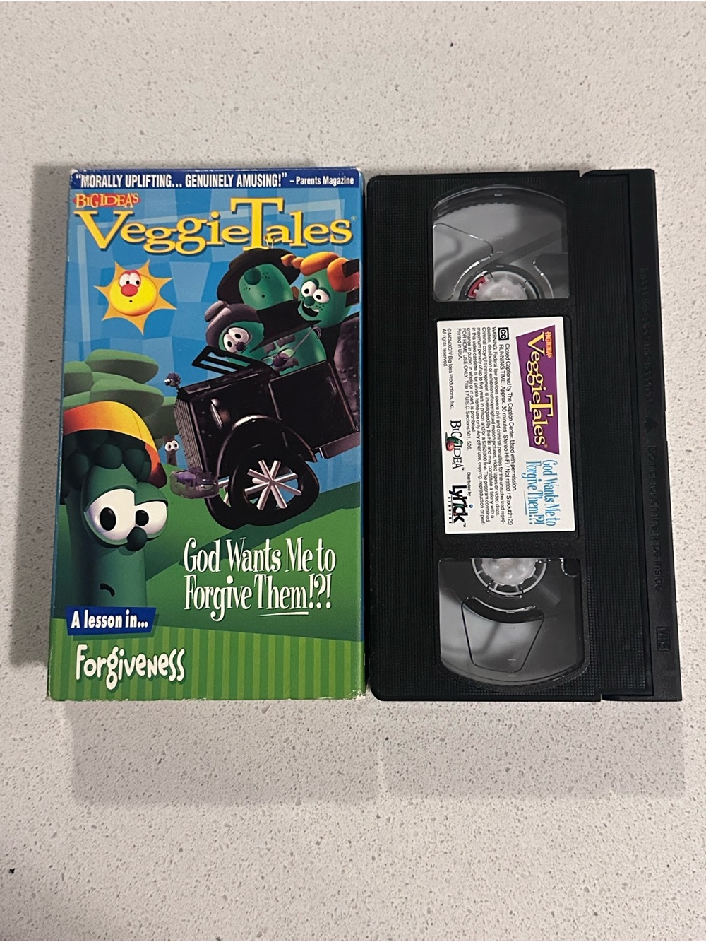 VeggieTales - God Wants Me to Forgive Them VHS Tape